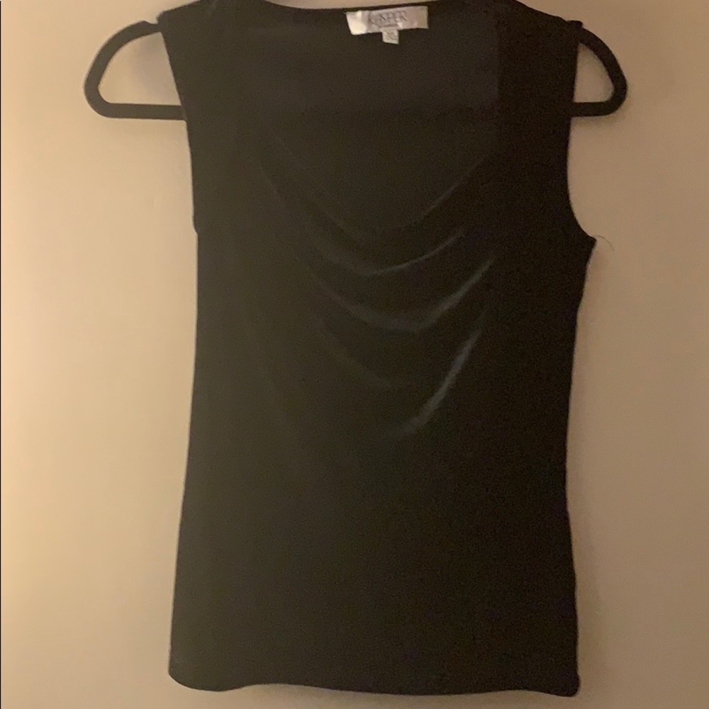 Kasper Women’s Sleeveless Velvet Top Size XS